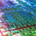 Iridescent silicon microchip / chip design